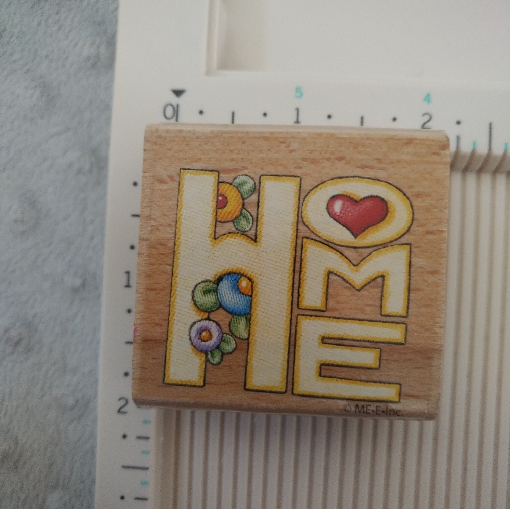 Mary Engelbreit "Home" Rubber Stamp